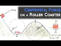 Calculate Normal Force On a Roller Coaster Cart Circular Motion