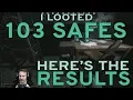 I looted 103 Safes - Here s the results
