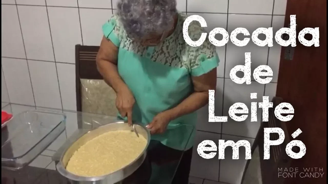 A MELHOR COCADA QUE JÁ COMI CONHEÇA MINHA VÓ ILDA JOICE MILACCI