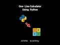 One Line Calculator Using Python Python Community
