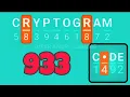 CRYPTOGRAM 933
