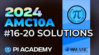 2024 AMC10A Problems 16 thru 20 Speed Solve