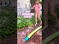 DIY sprinkler - summer activities for kids