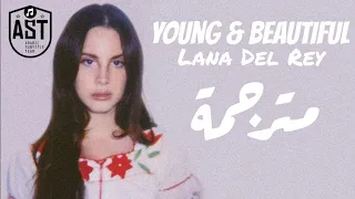 Lana Del Rey Young Beautiful Lyrics Video مترجمة 