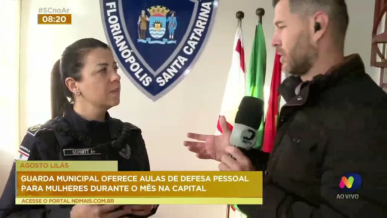 Guarda Municipal de Florianópolis oferece aulas de defesa pessoal às mulheres