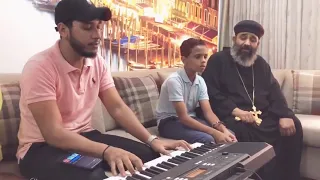 ترنيمة تنده عليا واسكتك  ابونا موسى رشدي والطفل الموهوب يوسف والمرنم مينا عاطف      دندنها