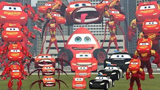 POU MCQUEEN TURNS INTO TRANSFORMER IN BIG CITY EP 8 in Garry's Mod