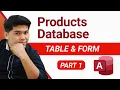 Part 1 Product Database Tutorial in Microsoft Access