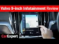 Volvo Sensus infotainment review 9 0-inch portrait infotainment screen is like reading a book