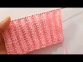 Beautiful Easy Knitting Stitch Pattern For Scarf and Sweater