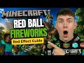 How To Make Large Ball Red Fireworks In Minecraft 26 1 2 Updated 2026 Guide