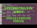 What is a System call execl execlp execv