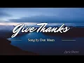 Don Moen - Give Thanks