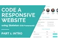 Part 1 Code a Responsive Website using Skeleton STWebDesigner