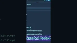 Upload File With Progress Bar in React Js NodeJS