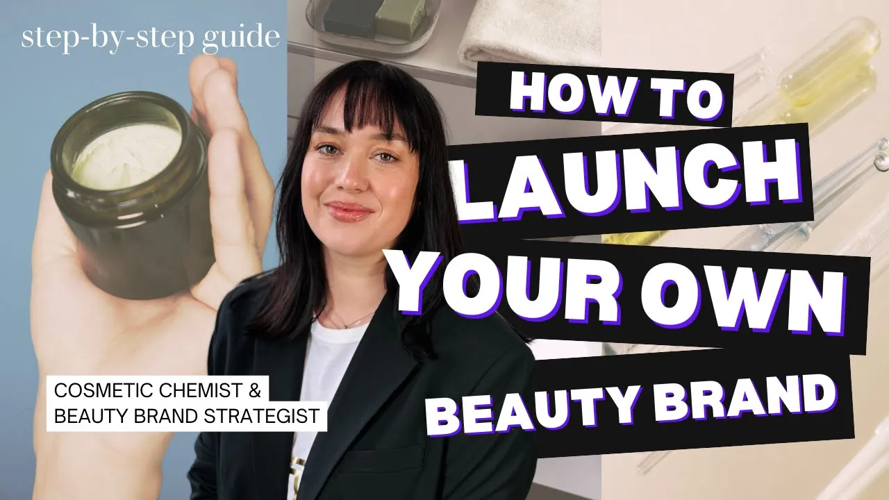 How to Launch A Skincare (Beauty) Brand in 2025: video thumbnail