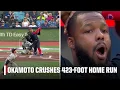 Kazuma Okamoto s moonshot reaches the 500 LEVEL Vladdy can t believe it MLB on ESPN