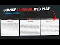 Change Language Web Page using JavaScript JavaScript tutorials Change Language