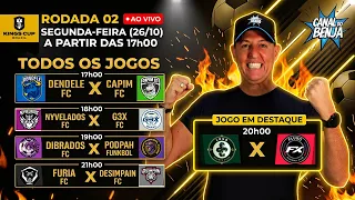 🔴 AO VIVO: KINGS CUP 2026 - RODADA 02 | TRANSMISSÃO OFICIAL NO CANAL DO BENJA