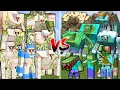 Download Lagu ALL MINECRAFT MUTANT GOLEMS vs ALL MINECRAFT MUTANT ZOMBIES | Minecraft Mob Battle