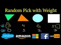 Random Pick with Weight Bucket approach Leetcode Binary search