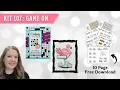Free Word Game Puzzle Game Board Game Sentiments More Emergency Card Kit Download ECK 107