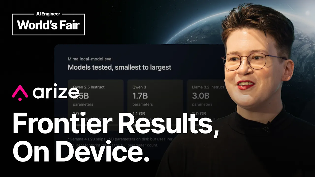 Frontier results, on device - RL Nabors, Arize: video thumbnail