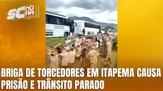 Confronto entre torcidas do Santos e Internacional termina com 10 detidos