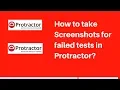 Protractor Tutorial How to take capture screenshot in protractor test automation angularjs