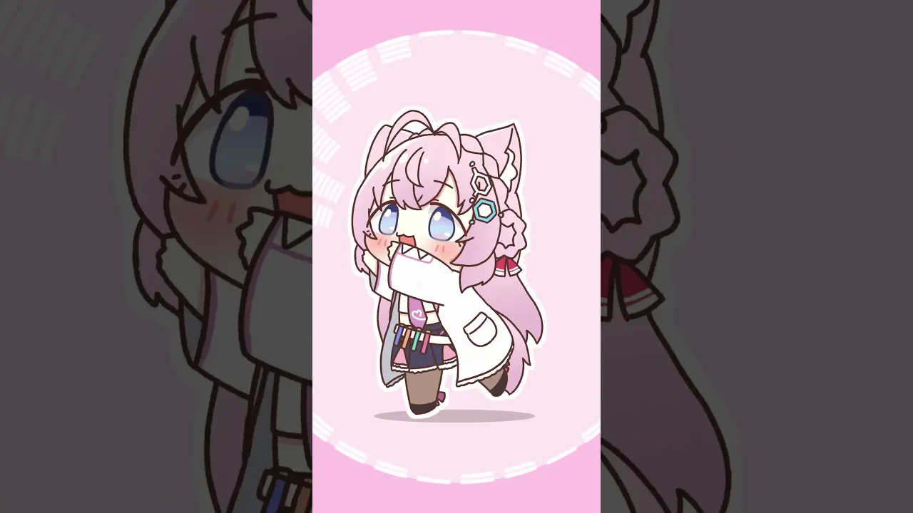 こんこよOP（2025Ver.）に衝撃的に可愛いアニメ付けてみた！ #shorts 【博衣こより/ホロライブ】 #anime #originalsong #こんこよOP