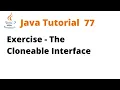 Java Tutorial 77 - Exercise