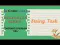 String Task - Vowel Vanisher