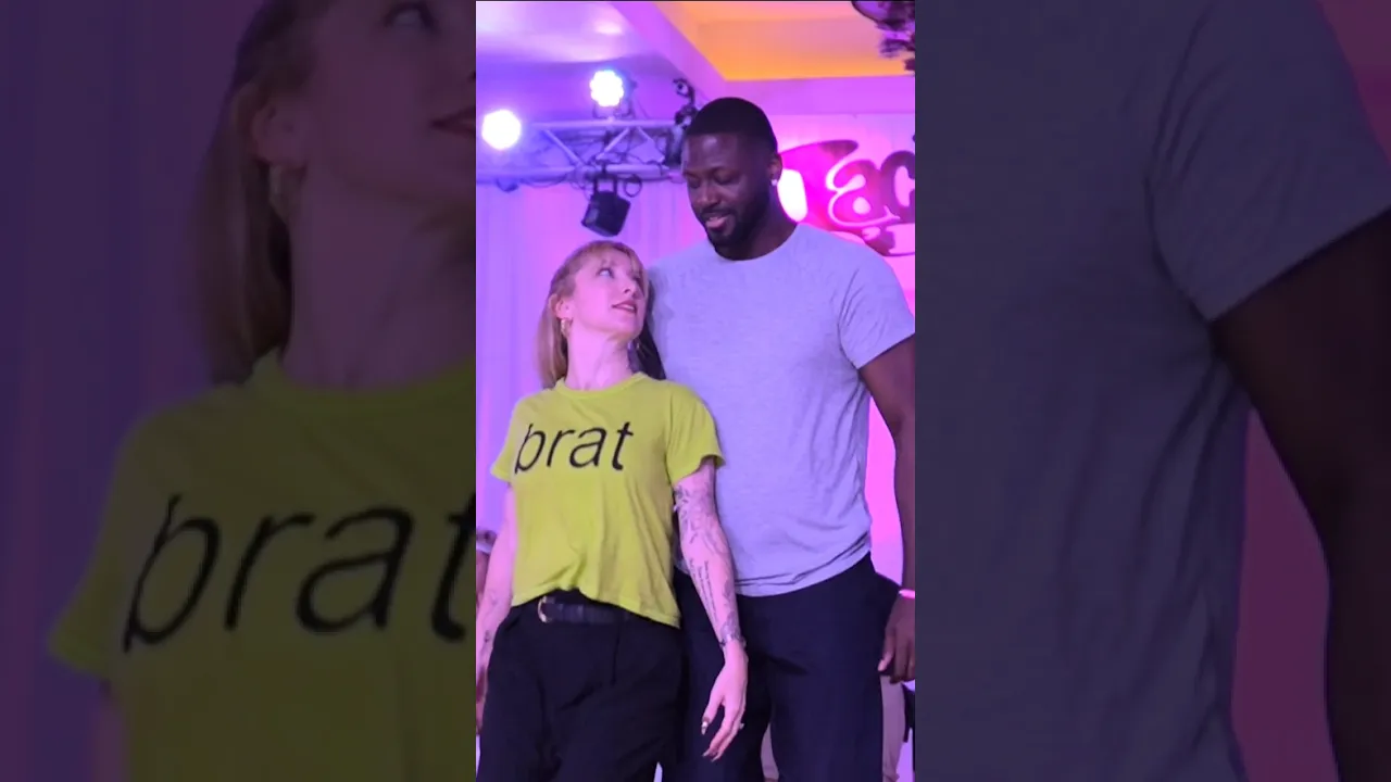 Did we get close enough? 😜 #improv #westcoastswing