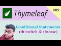 Thymeleaf Conditional Statements th switch and th case Thymeleaf Tutorial in Hindi