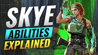 NEW AGENT SKYE: ALL ABILITIES REVEALED - Valorant
