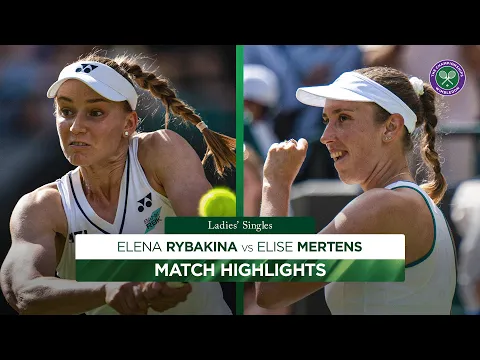 Upset on No.1 Court! Elena Rybakina vs Elise Mertens | Match Highlights | Wimbledon 2026 - YouTube thumbnail