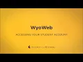 How to Access Your WyoWeb Student Account