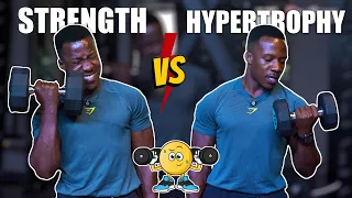 jinsi ya kufanya mazoezi ya kuongeza nguvu na kujaza misuli hypertrophy vs strength training