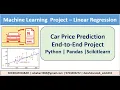 Machine Learning Project Linear Regression Car Price Prediction End to End Project