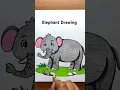 Elephant Drawing Colour
