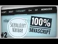 ScrollLeft Navigation HTML CSS3 100 Javascript Part 2