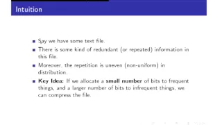 CS 225 Huffman Encoding