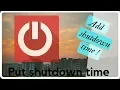 put a shutdown time no your computer desktop with this command