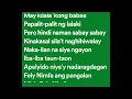 Itchyworms - Misis Fely Nimfa ang Pangalan (Lyrics)