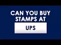 Does UPS Sell Stamps
