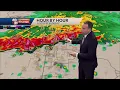 More stormy weather possible on Sunday and Monday