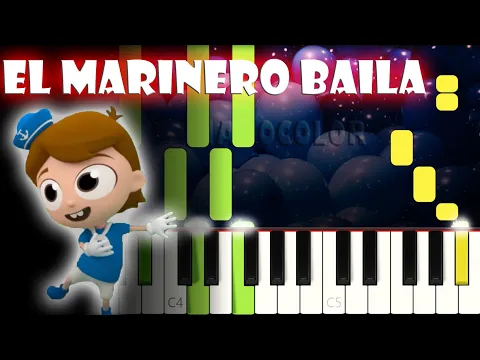 Download MP3 El marinero baila | Piano Cover | Tutorial | Karaoke
