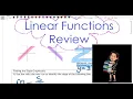 Linear Functions Review