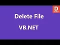 VB Net Delete File