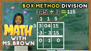 HOW TO DIVIDE USING BOX METHOD GRADE 4-5